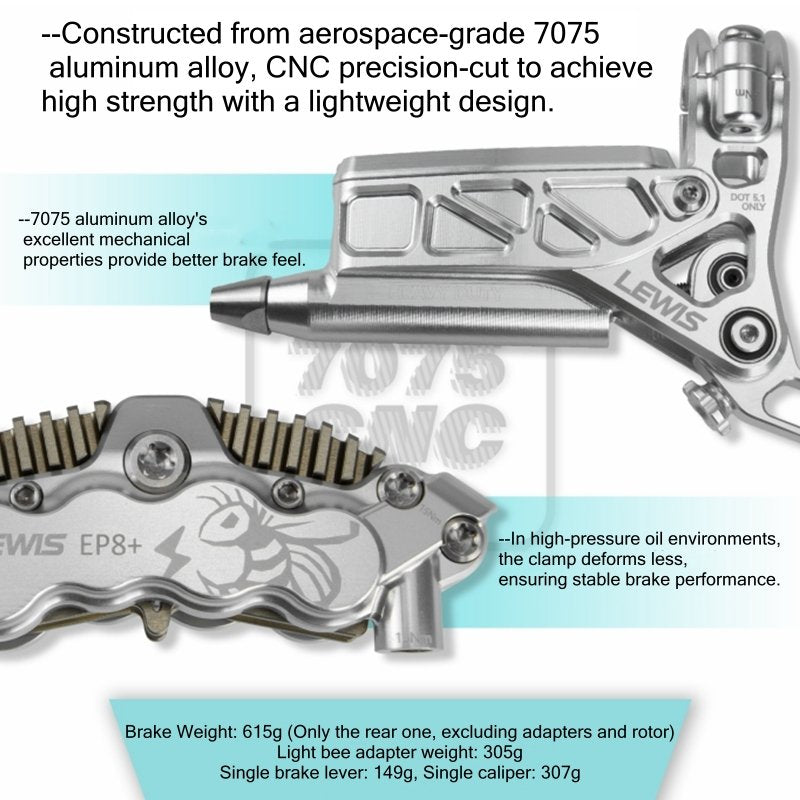 LEWIS EP8+ Rear Brake System for SurRon