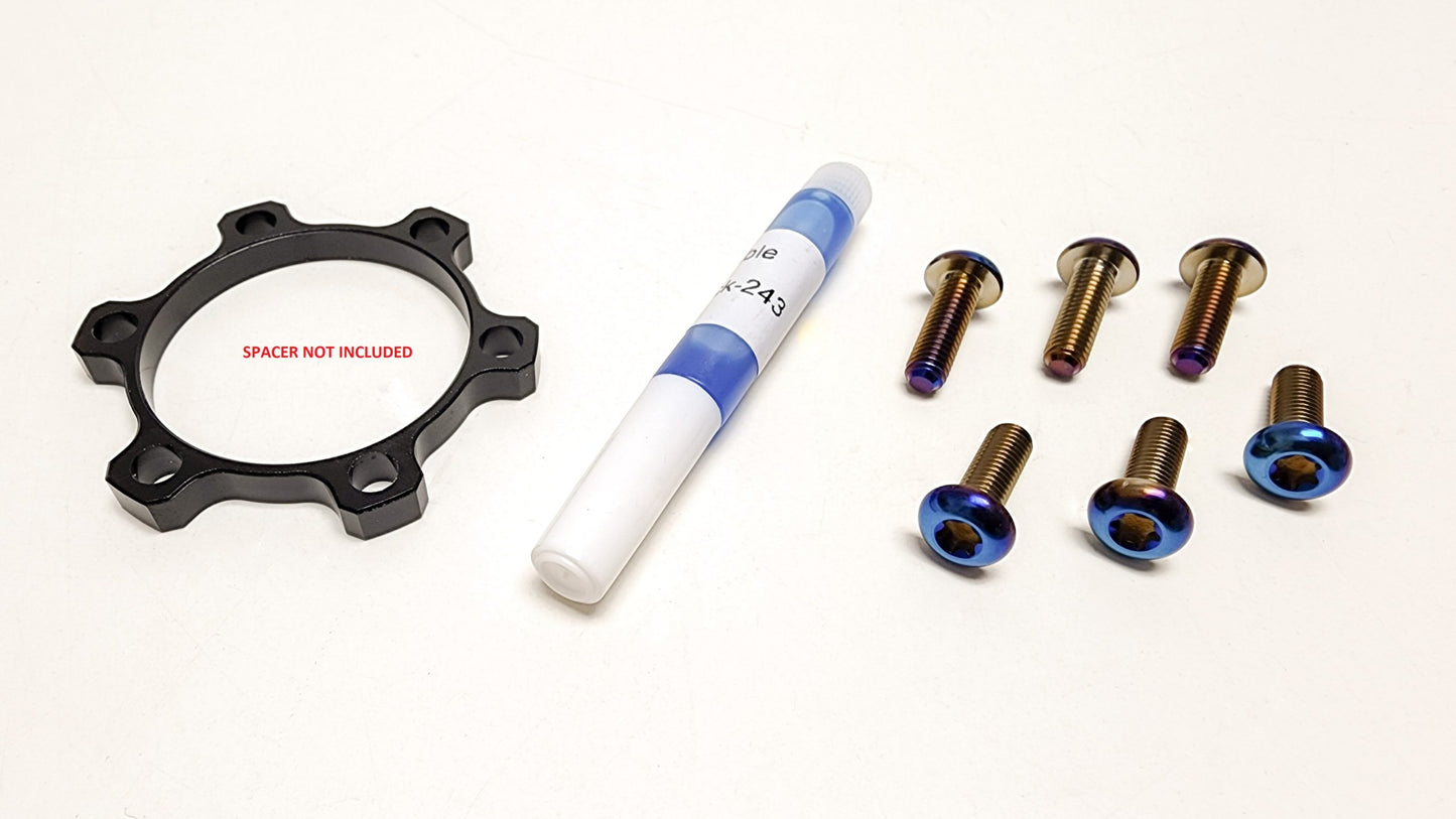 Warp9 - Surron/Talaria Titanium Boost Spacer front Rotor Bolts