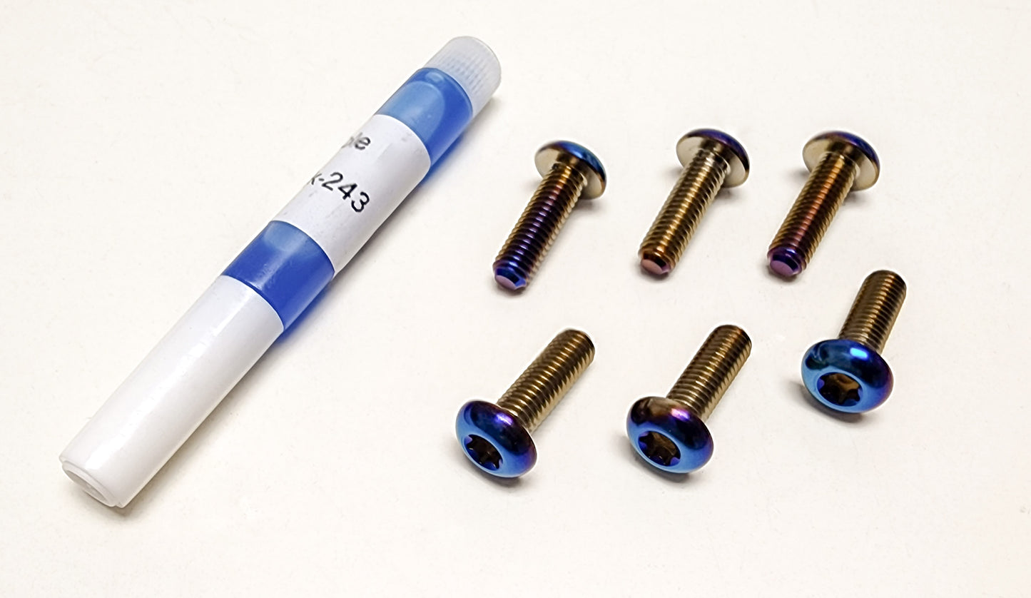 Warp9 - Surron/Talaria Titanium Boost Spacer front Rotor Bolts