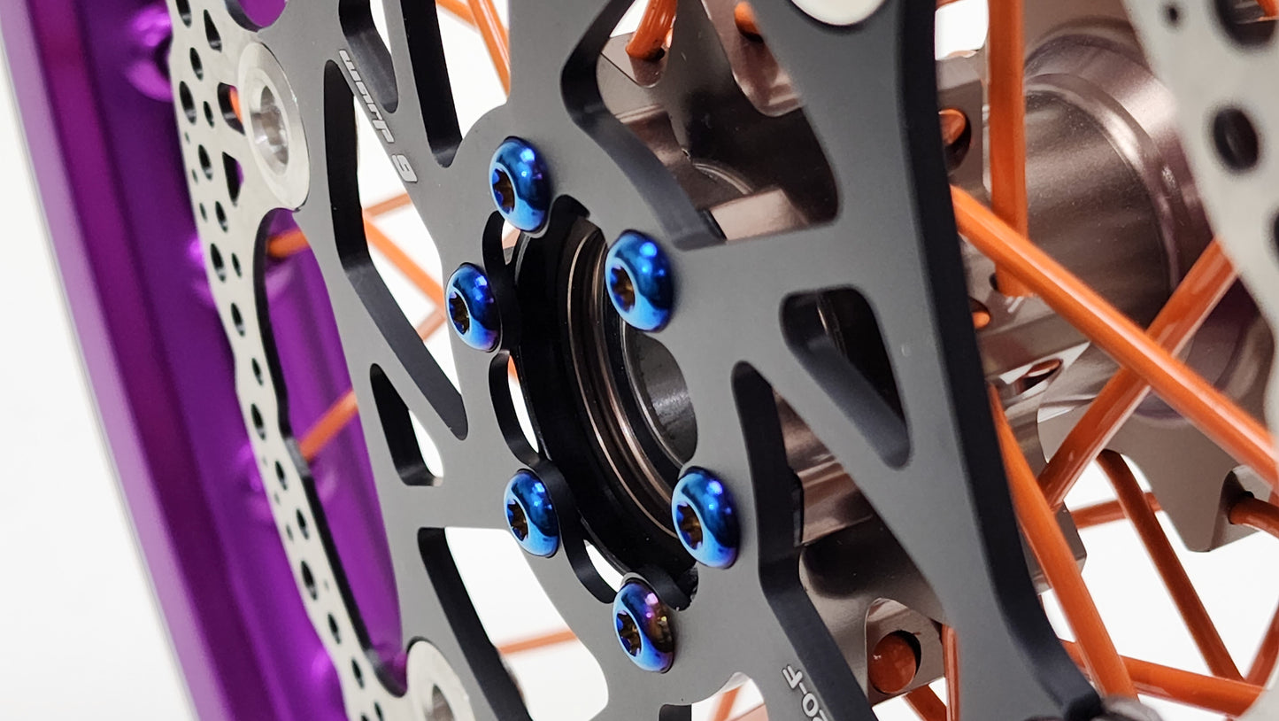 Warp9 - Surron/Talaria Titanium Boost Spacer front Rotor Bolts