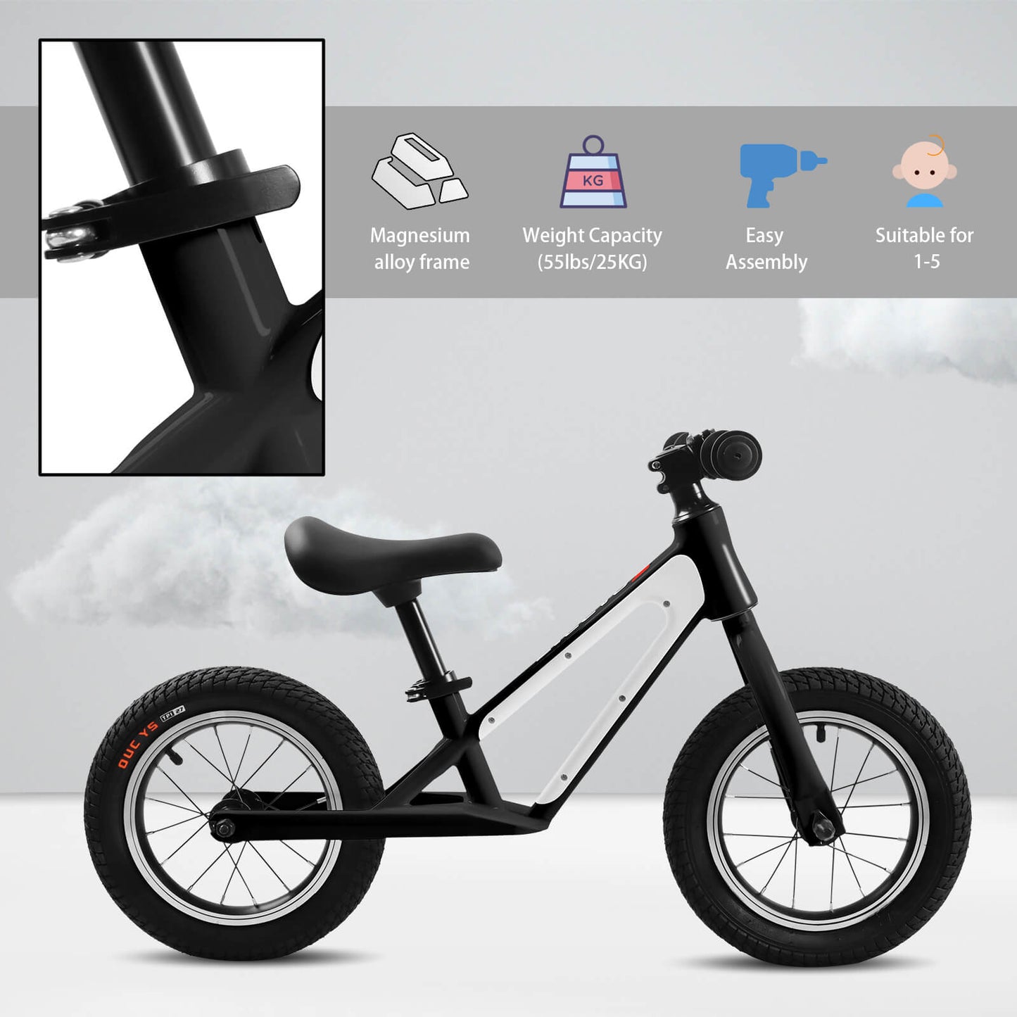 ECARPAT 12" Balancing Bike (Non-Electric)