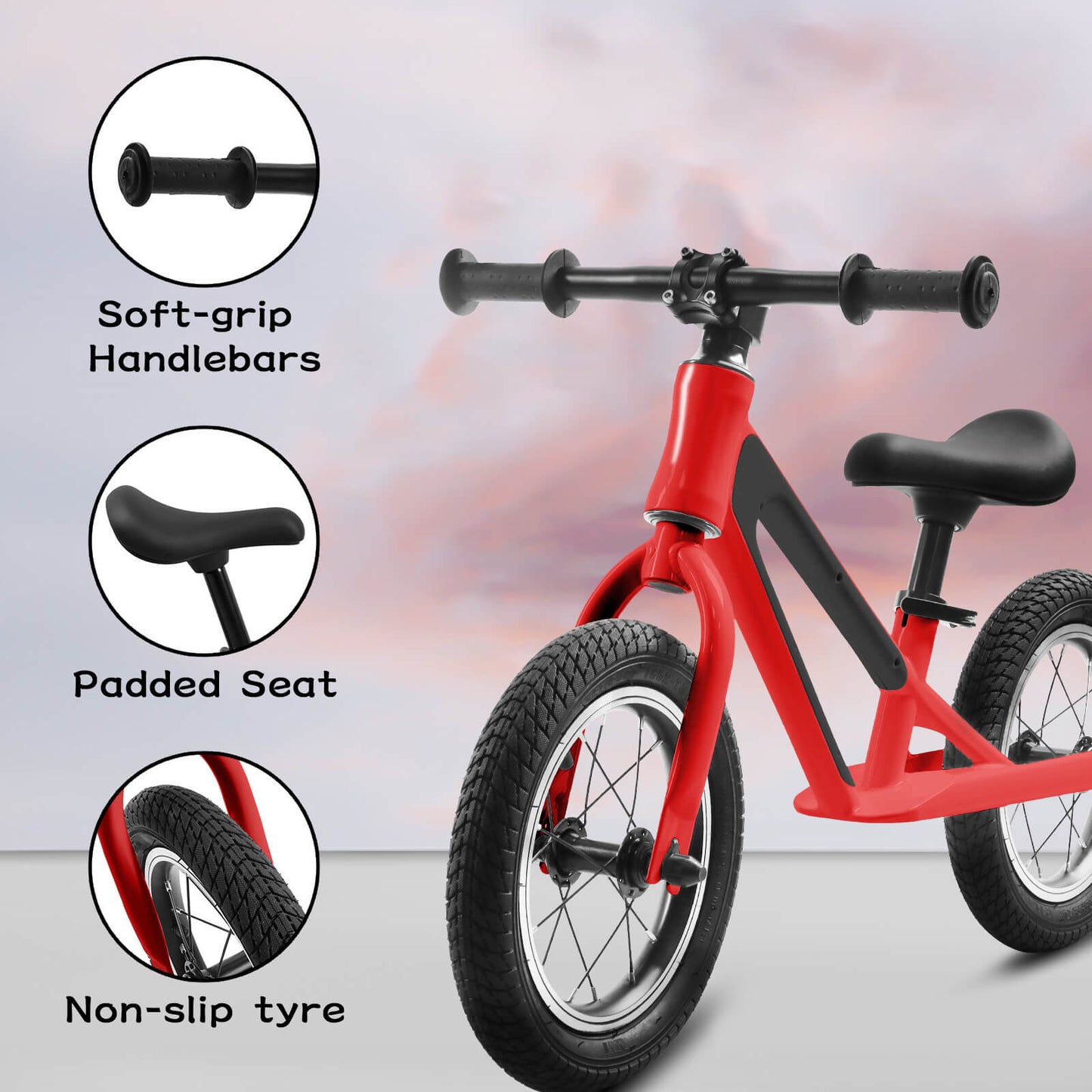 ECARPAT 12" Balancing Bike (Non-Electric)