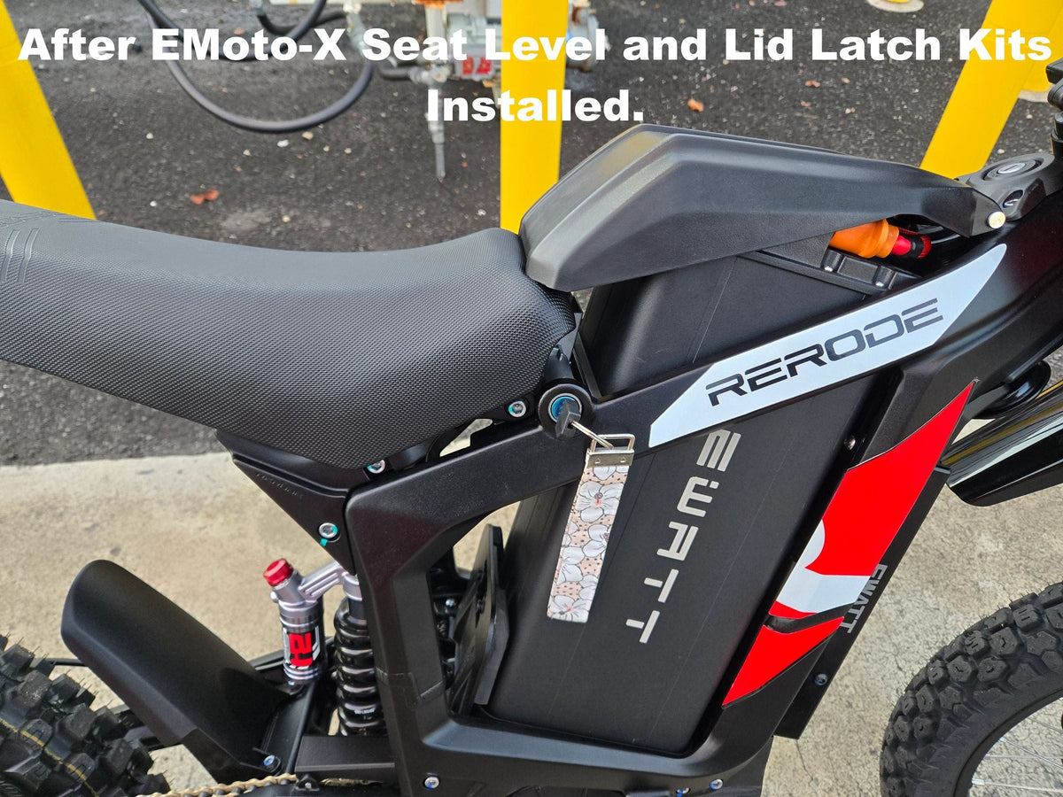 EMoto-X 1/2" Battery Lid Latch Spacer Kit For Rerode EWatt and Other E Dirtbikes