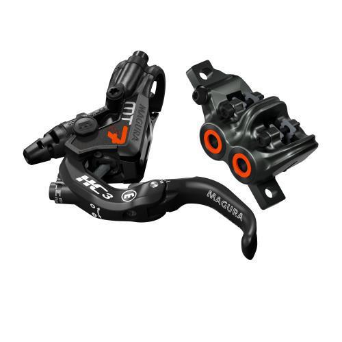 MAGURA MT7 HC3 LEVER BLADE, ORANGE MC INLAY & CALIPER RINGS Front or Rear