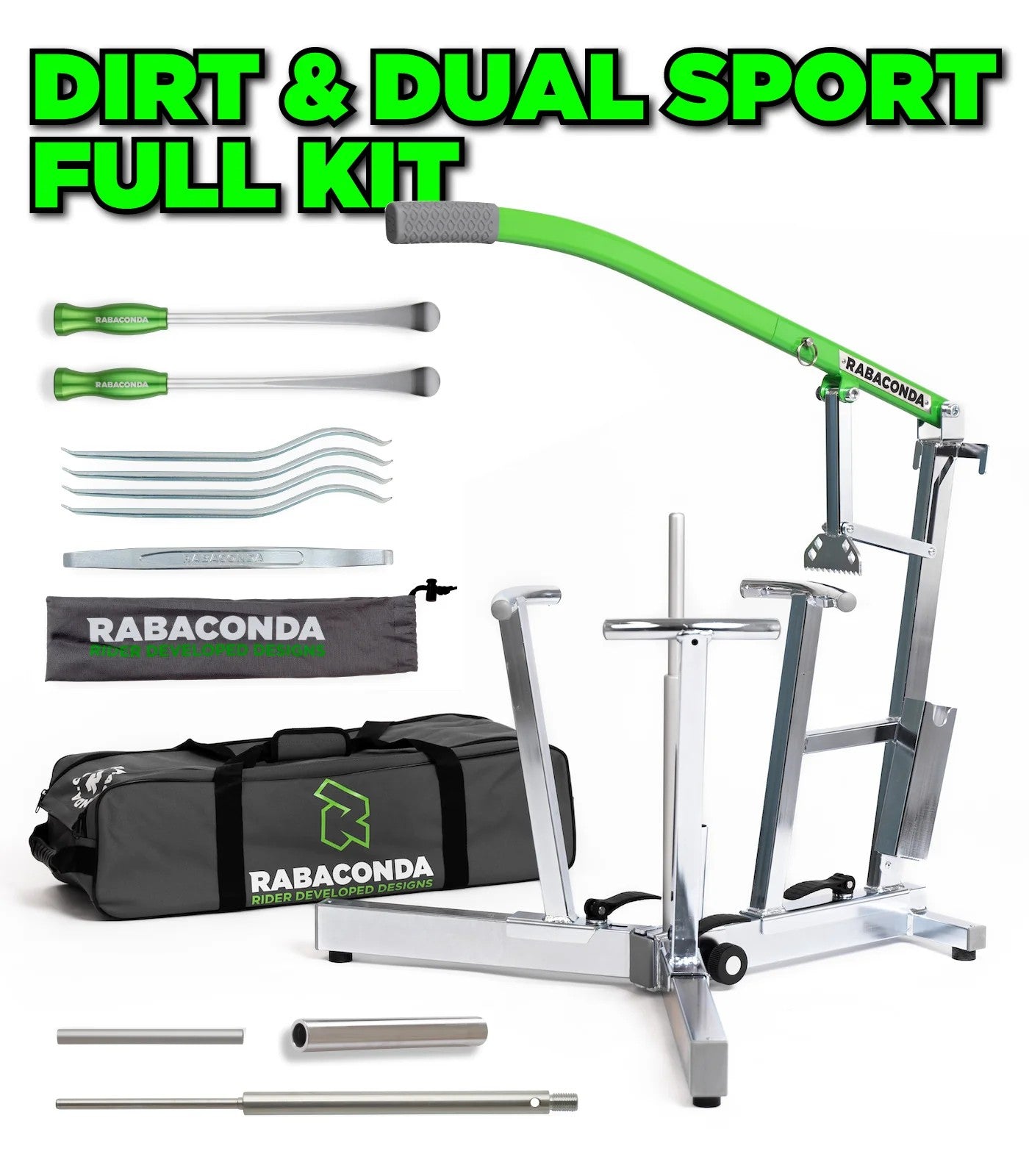 Rabaconda Dirt and Dual Sport Full Tire Changer Kit