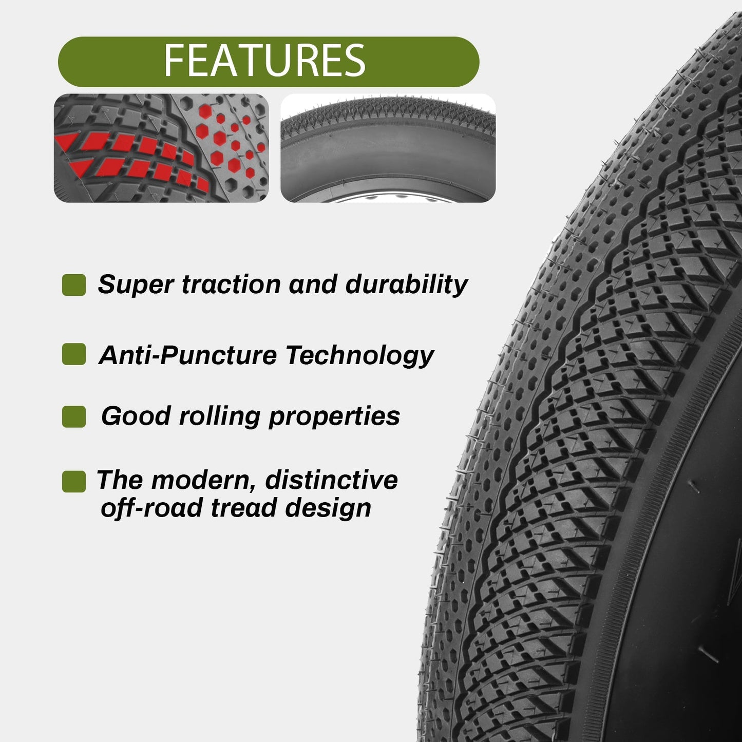 HyperPave 20/24/26x4.0 Fat Bike Tire