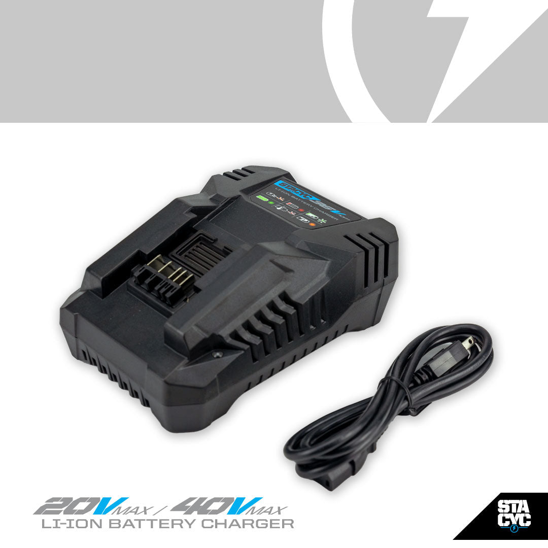 STACYC 36V FAST SMART BATTERY CHARGER - 3AH/6AH BATTERIES