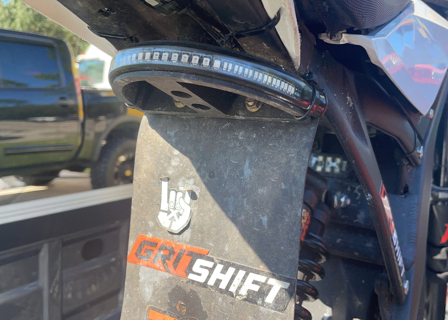 GritShift - Sur Ron & Segway LED Tail Light Mount (w/ Mud Guard Mount)