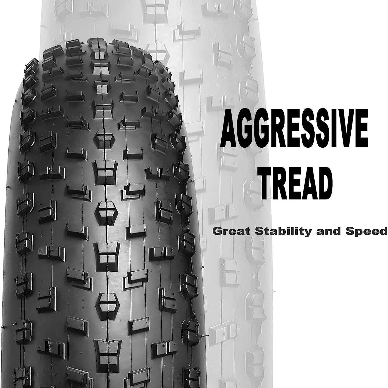 Raider 20/26x4.0 Fat Bike Tire (1-Pair)
