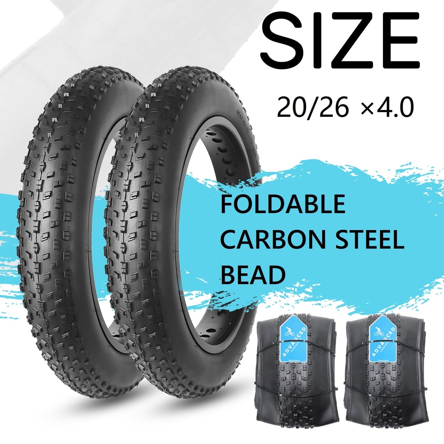 Raider 20/26x4.0 Fat Bike Tire (1-Pair)