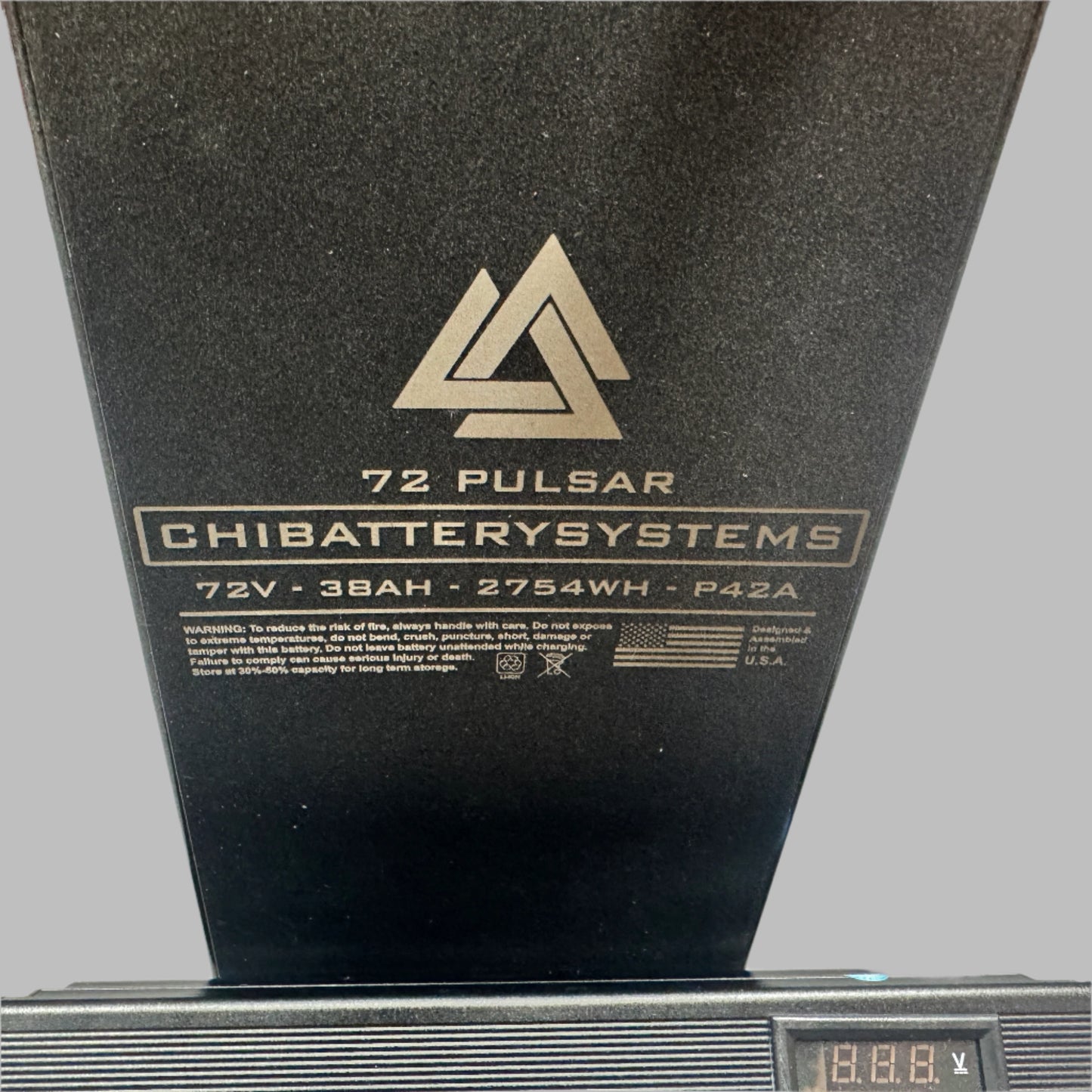 CHI - 72V PULSAR 38AH QS8 Battery & Varable Charger for Sur-Ron
