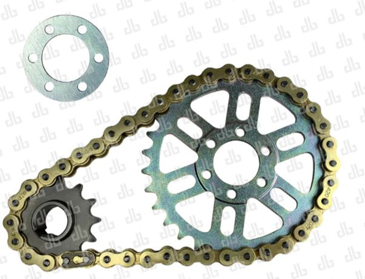 Dirty Bike 420 Primary Belt to Chain Conversion Kit Sealed X-Ring Surron