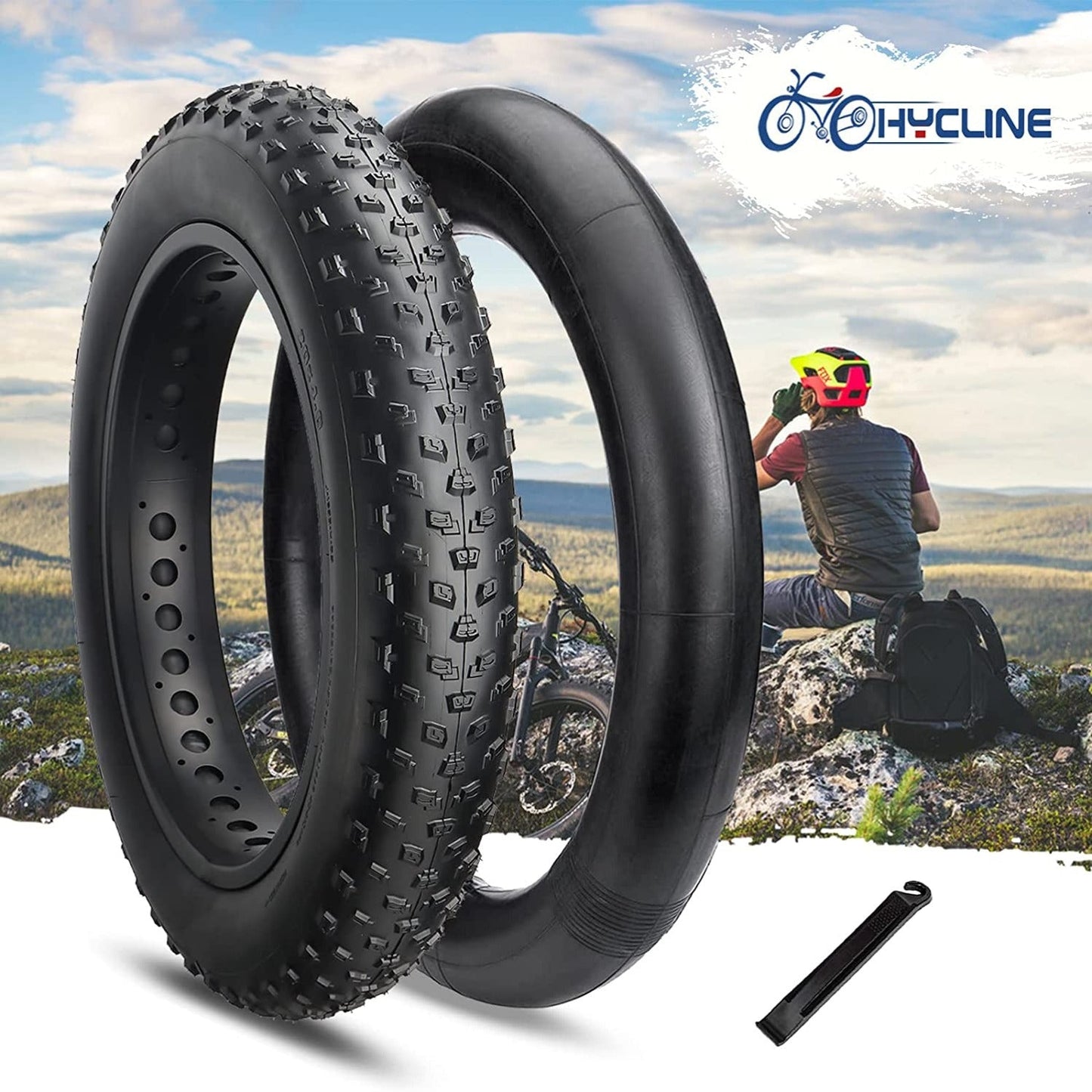 Raider 20/26x4.0 Fat Bike Tire (With Tube)