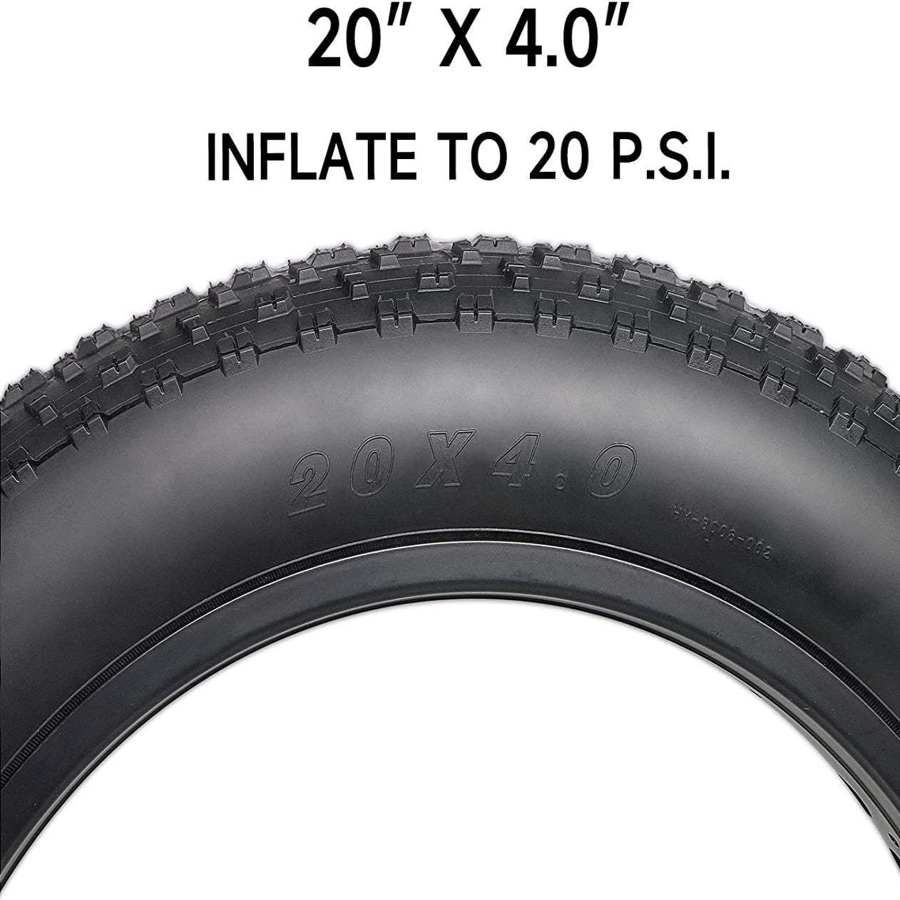 Raider 20/26x4.0 Fat Bike Tire (With Tube)
