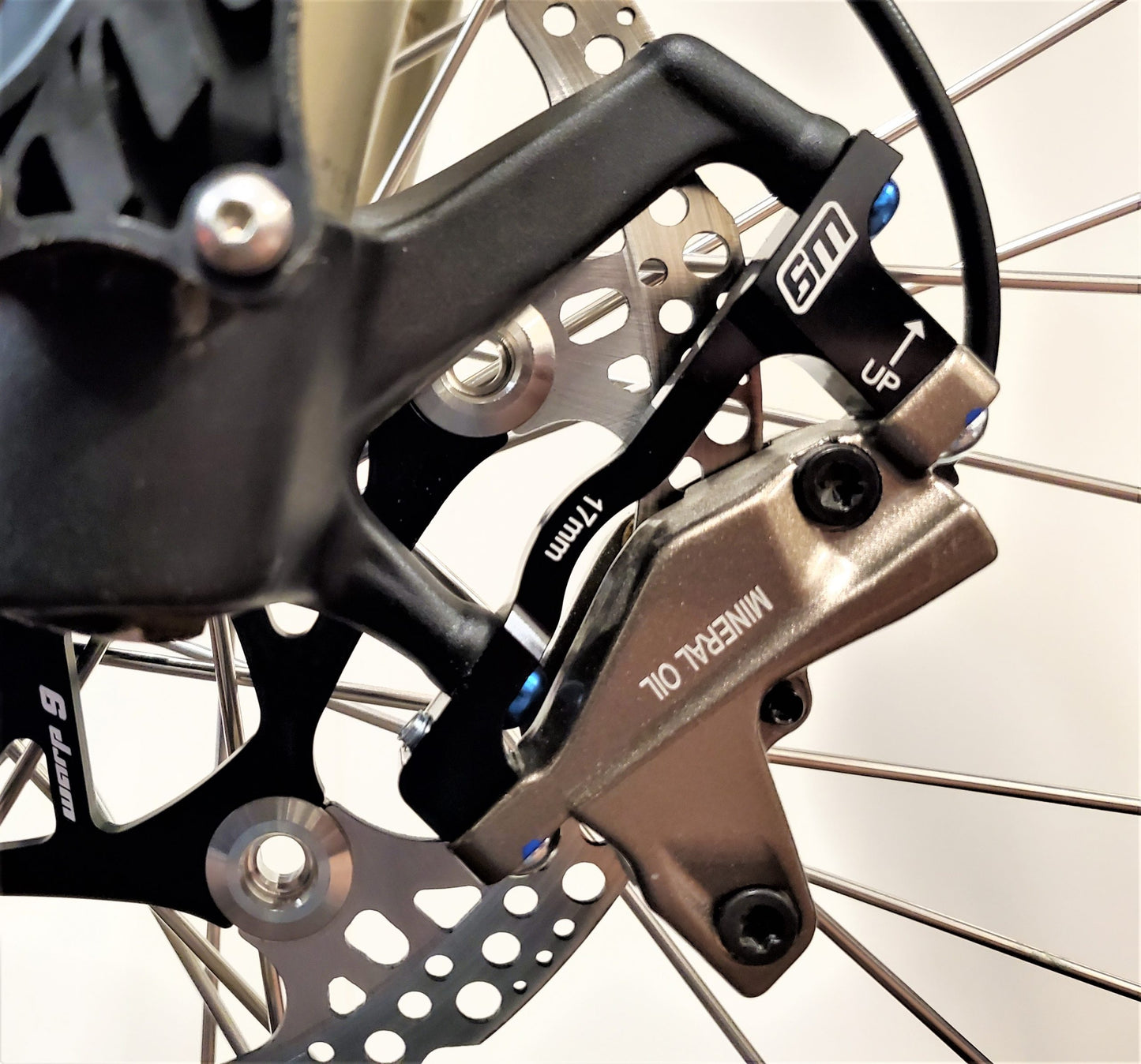 Warp9 - E-Moto Front Brake Rotor Adapter