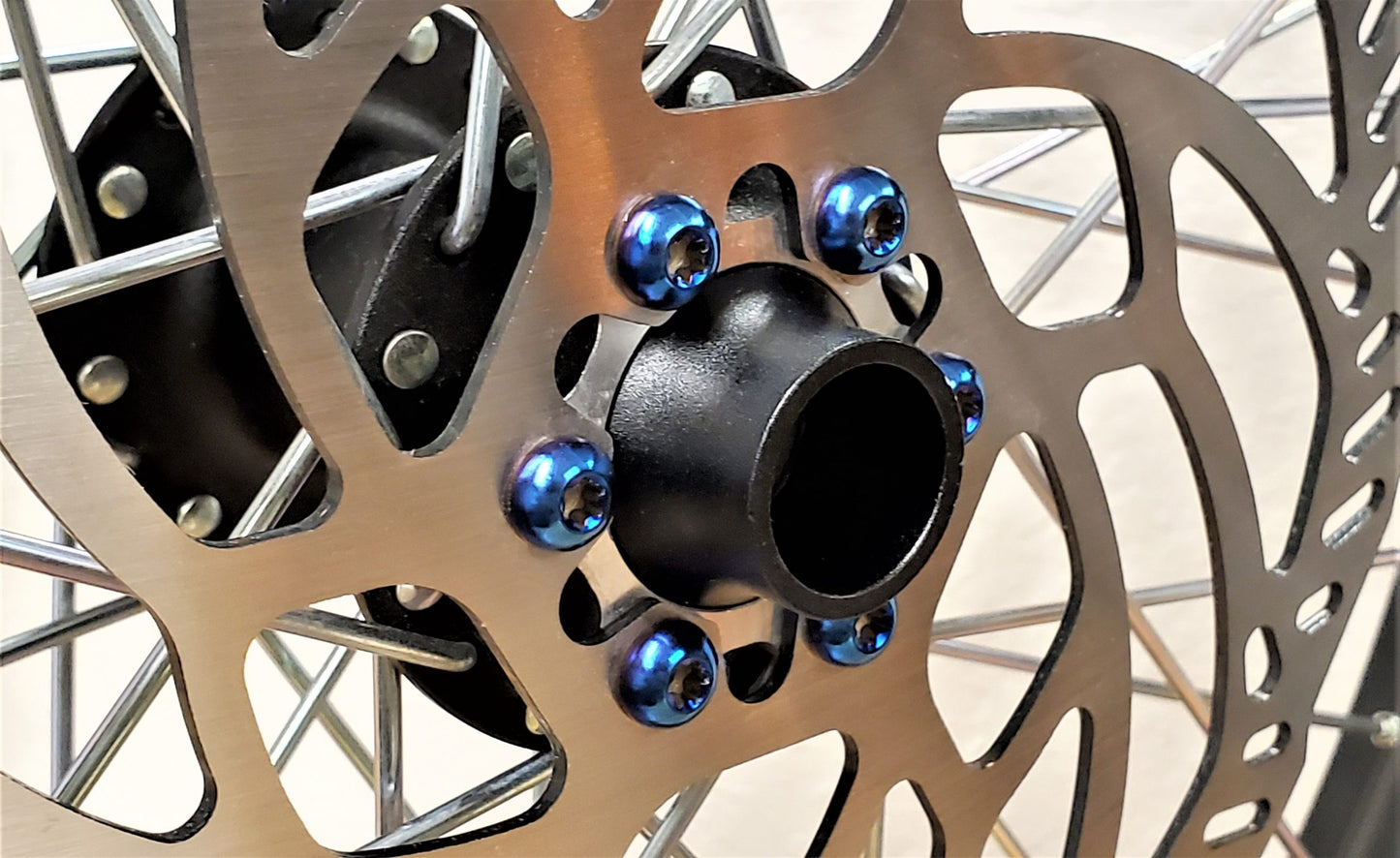 Warp9 - E-Moto Titanium Rotor Bolts (OEM Hubs)