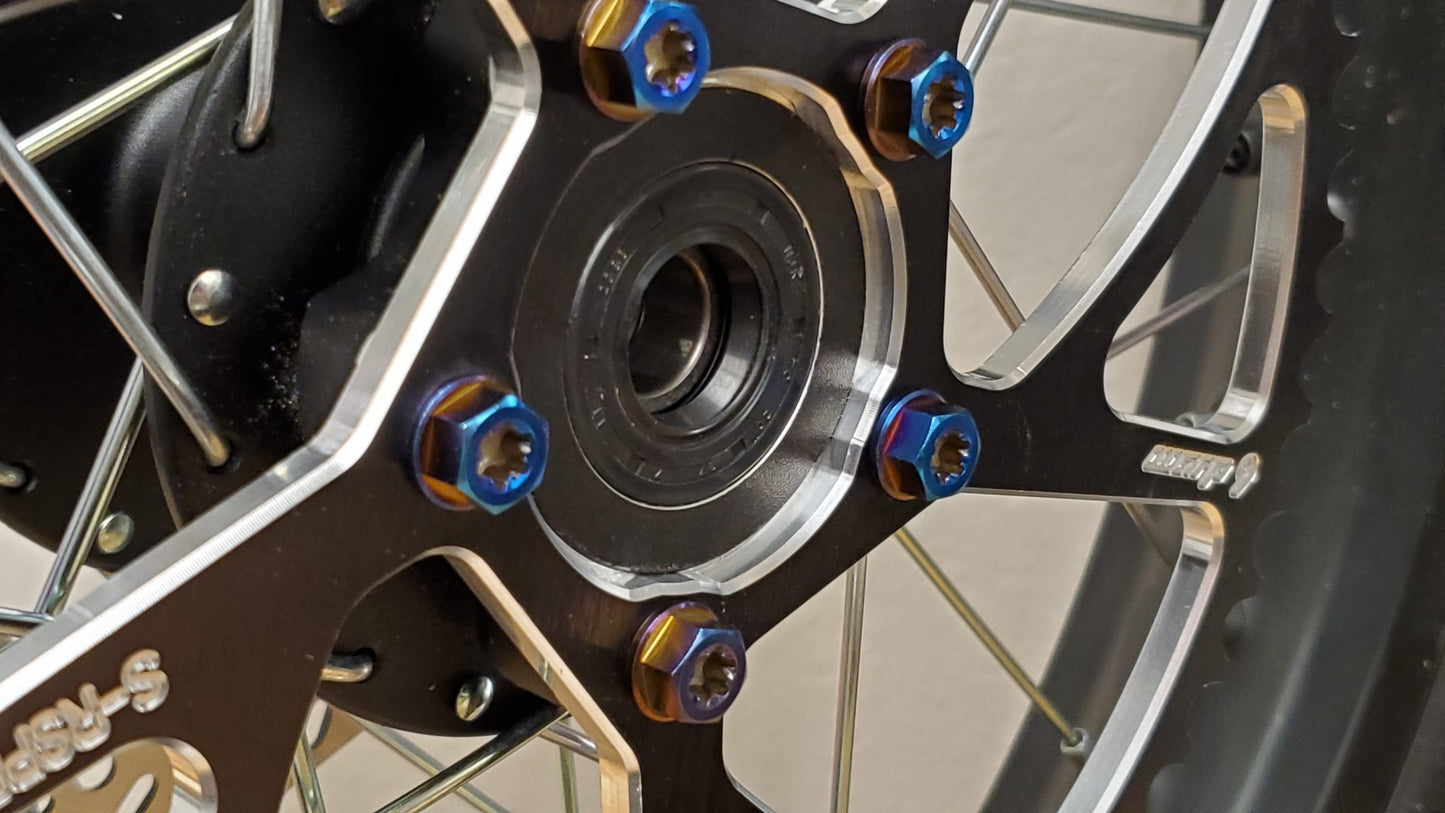 Warp9 - E-Moto Titanium Sprocket Bolts