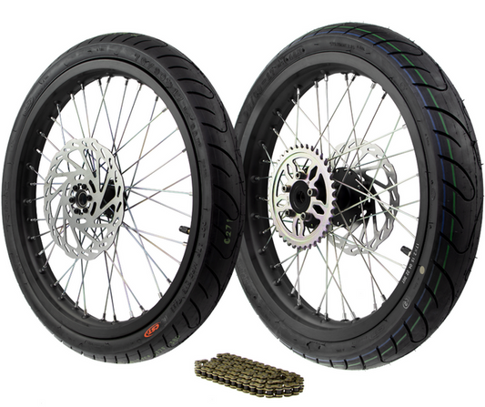 Surron Light Bee - OEM 17" Supermoto Wheelset (also fits, E Ride Pro, and Ventus One)
