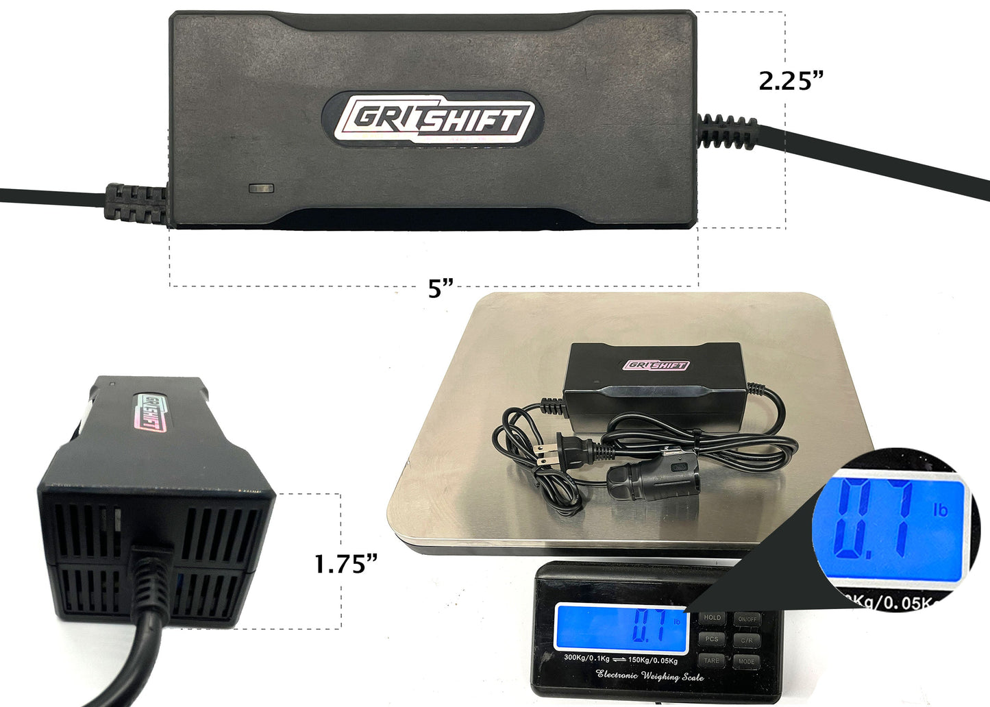 GritShift - 60V 2 Amp Portable Charger