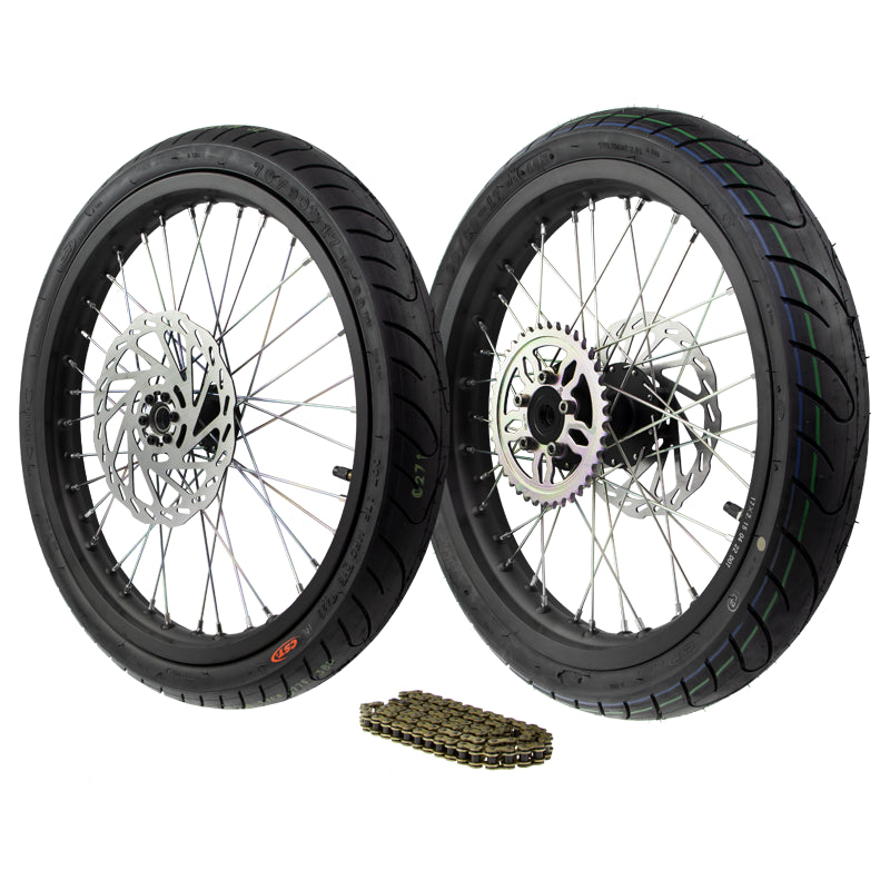Talaria MX4 & MX3 17" OEM Supermoto Wheelset