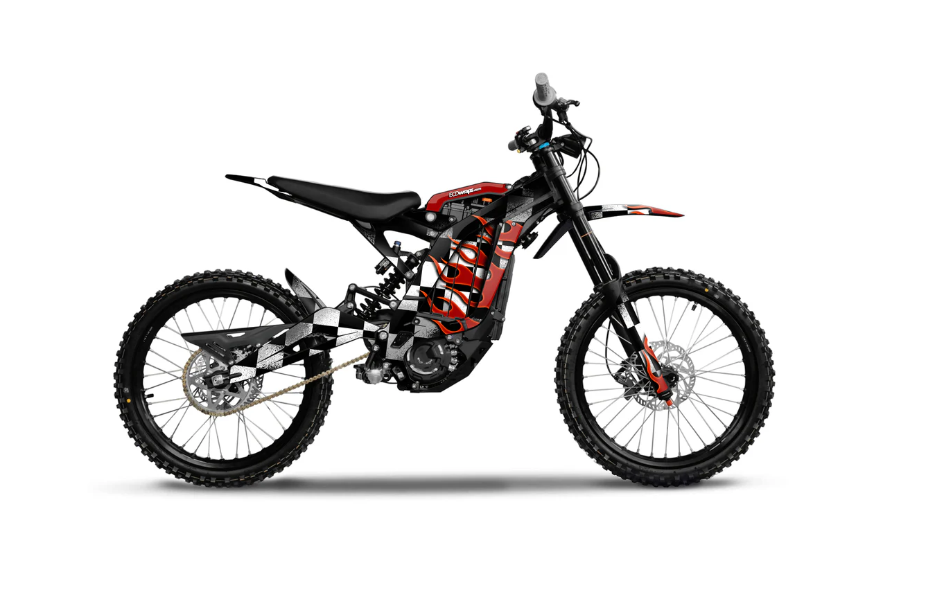 SURRON LBX - ECD VINTAGE FLAMES FULL WRAP