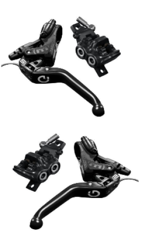 MAGURA MT5E 3-FINGER ALUM LEVER BLADE WITH BALL-END, HIGO CLOSER Front or Rear