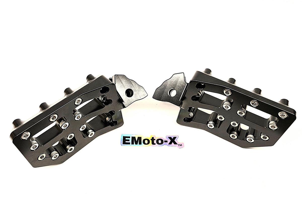 EMoto-X Talaria Foot Pegs All Talaria Sting, MX5, MX4, XXX, MX3, L1E Black