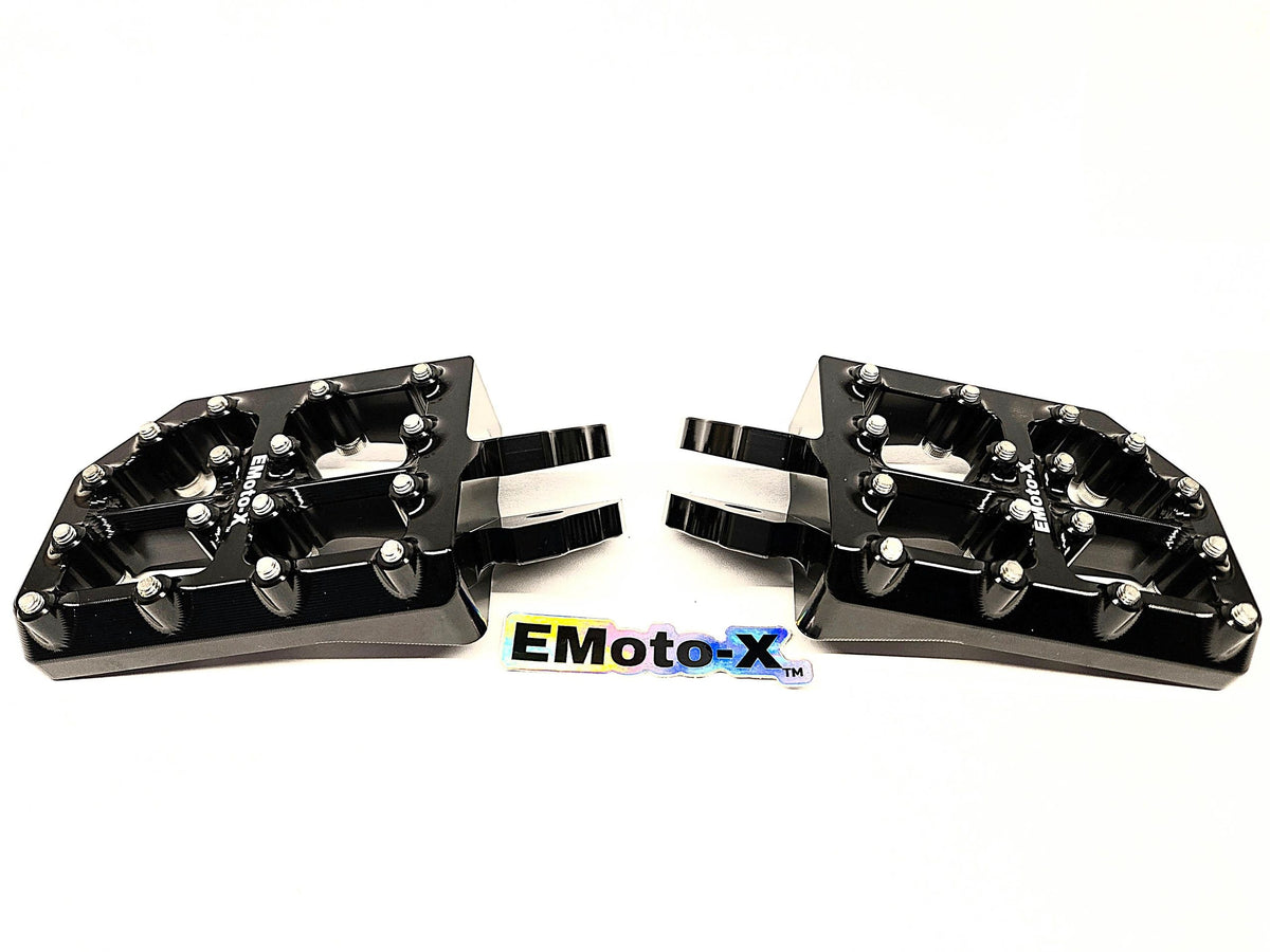EMoto-X Talaria Foot Pegs All Talaria Sting, MX5, MX4, XXX, MX3, L1E Black