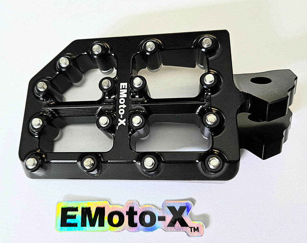 EMoto-X Talaria Foot Pegs All Talaria Sting, MX5, MX4, XXX, MX3, L1E Black