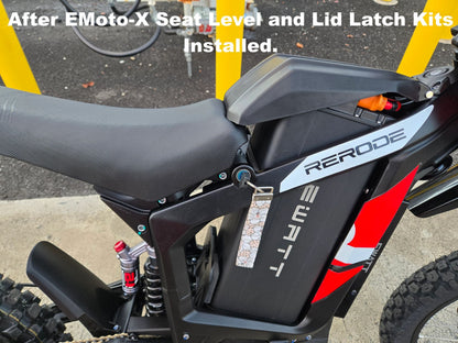 EMoto-X 1/2" Battery Lid Latch Spacer Kit For Rerode EWatt and Other E Dirtbikes