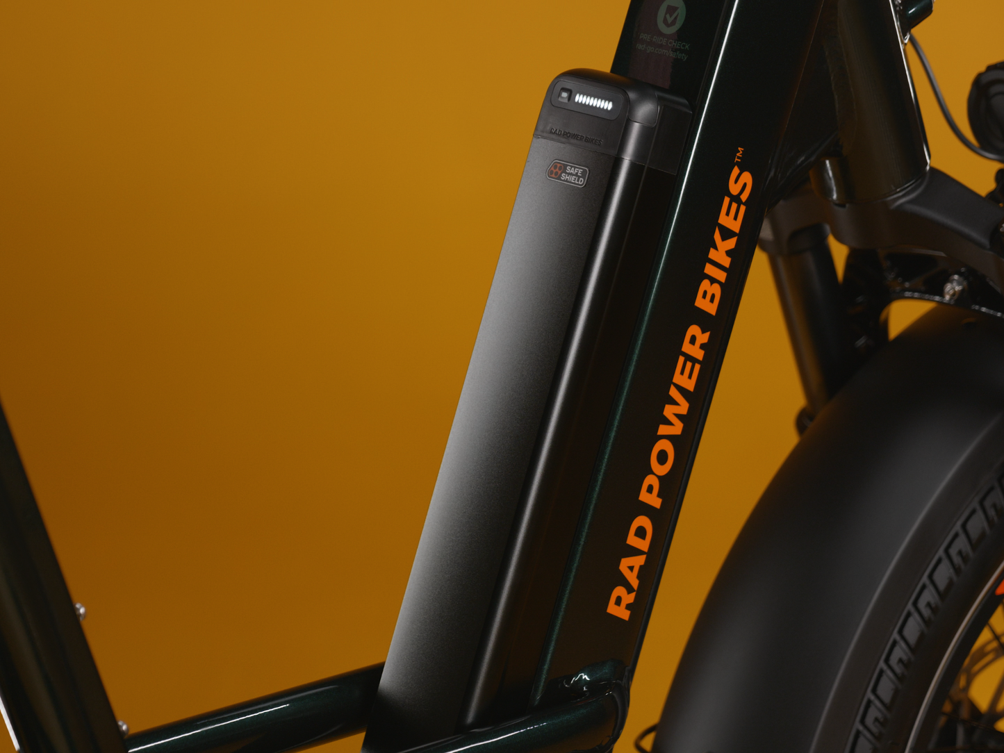 Rad Power Bikes - Safe Shield™ Advanced Semi-Integrated Battery (15 Ah)