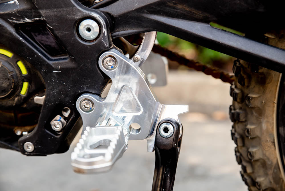 NTC SurRon Billet Foot Peg Brackets Kit With Kickstand Option