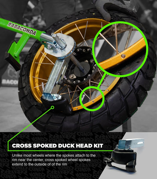 Rabaconda Replacement Duck Head for Cross-Spoked Wheels for Rabaconda Street