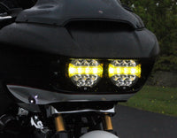 Denali D14 Destroyer LED Motorcycle Headlight Upgrade Kit for Harley-Davidson Road Glide, '15-'23