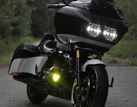 Denali D14 Destroyer LED Motorcycle Headlight Upgrade Kit for Harley-Davidson Road Glide, '15-'23
