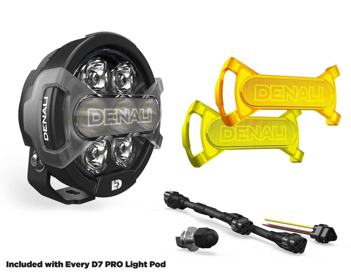 Denali D7 PRO Multi-Beam Driving Lights with Modular X-Lens System