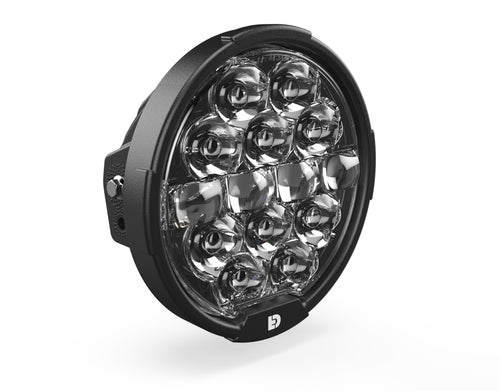 Denali D14 Destroyer LED Motorcycle Headlight - Universal Fit 6.75" Round