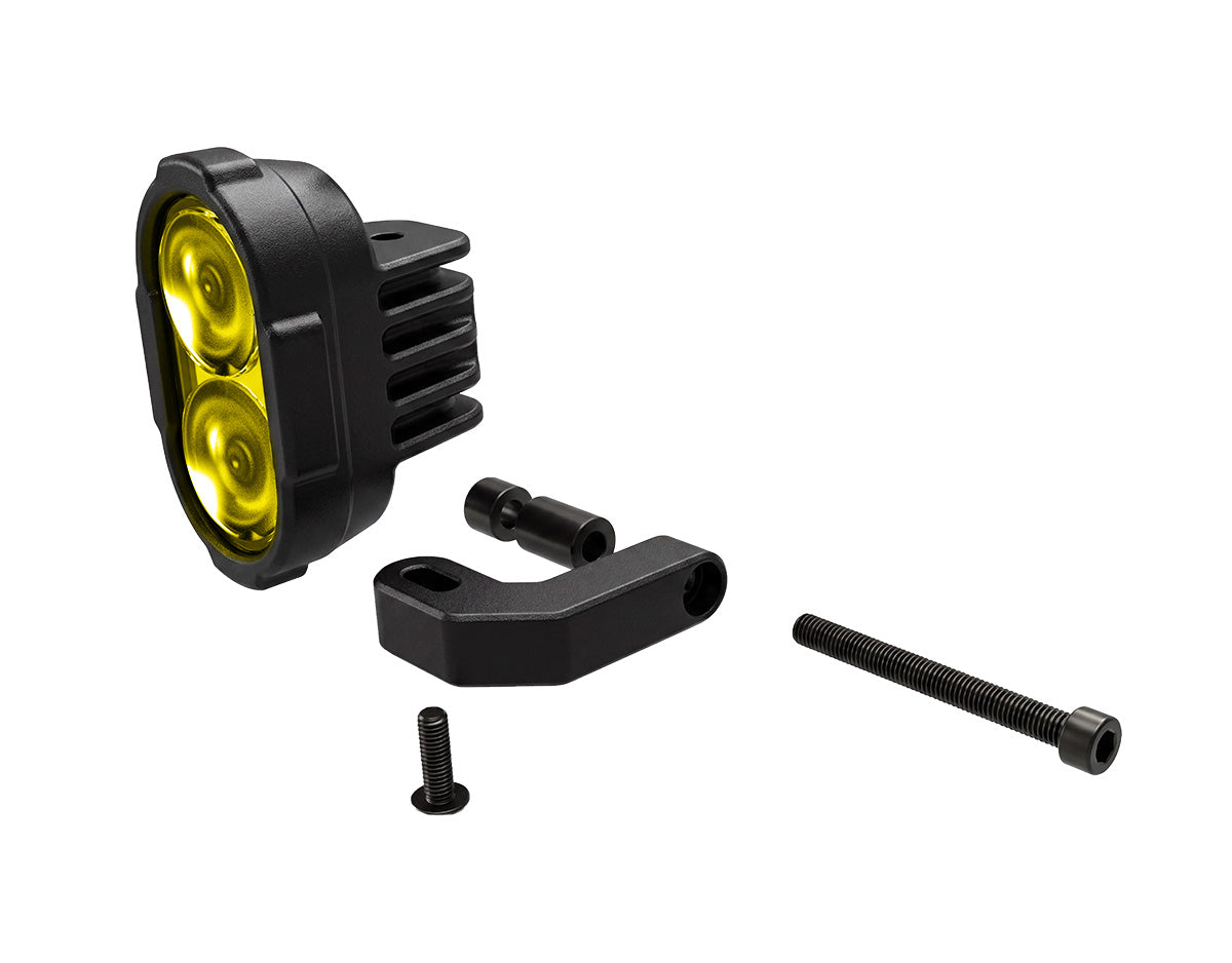 Denali DL2 Fender-Mounted Motorcycle Driving Light Kit