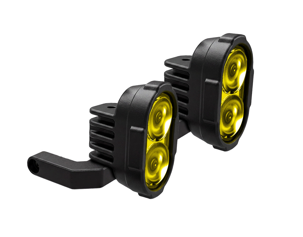 Denali DL2 Fender-Mounted Motorcycle Driving Light Kit