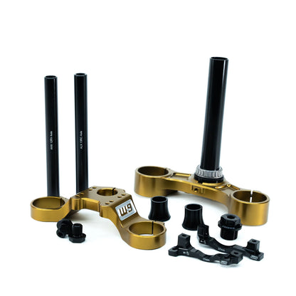 Warp9 - FastAce Drop Crown Triple Clamps