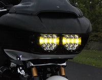 Denali D14 Destroyer LED Motorcycle Headlight - Universal Fit 6.75" Round