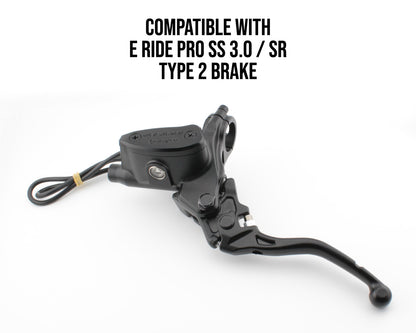 ASV F3-E Series Brake Lever Front and Rear Super Shorty for E Ride Pro SS 3.0 / SR Brake 2