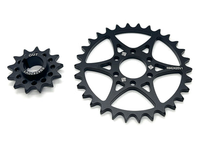 GritShift - Heavy Hitter Zero XB 420 Primary Chain Drive Conversion Kit