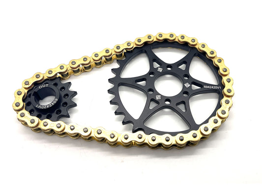 GritShift Heavy Hitter 420 Primary O-Ring Chain Drive Conversion Kit