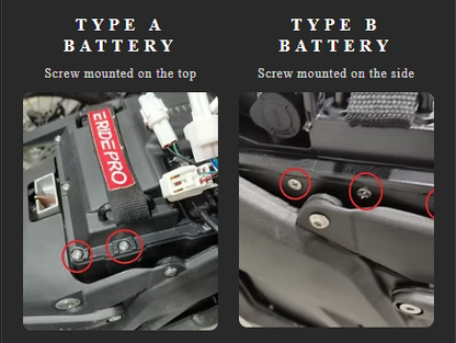 E Ride Pro - V1 A Battery Lid Cover w/ Power Cable - ProS / SS2.0 w/Breaker (Early Version) Green
