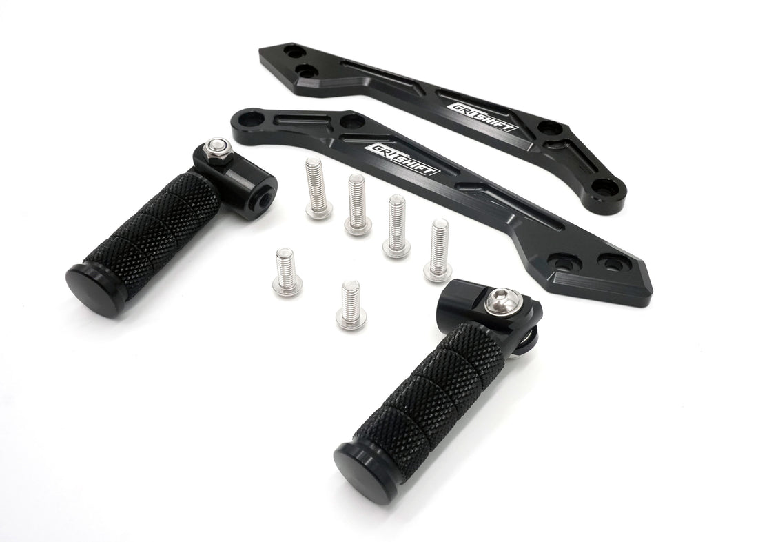 GritShift - Aluminum Passenger Footpeg Kit for Sur Ron LBX & Segway X260