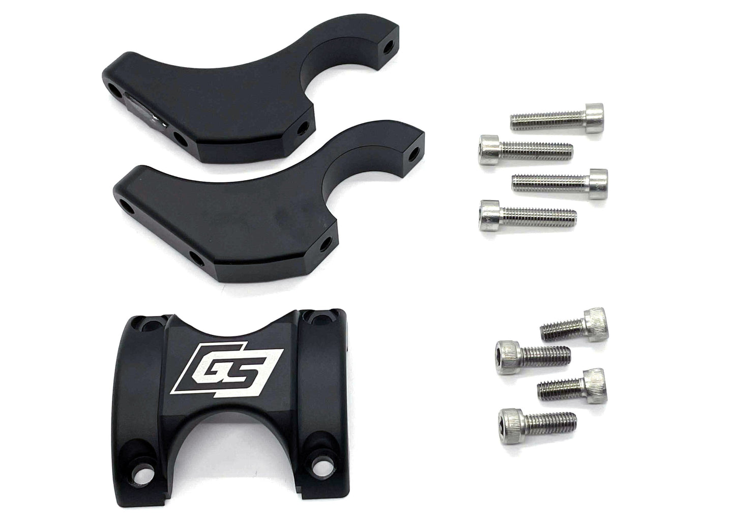 GritShift - Direct Mount Stem Riser for E-Bikes, 2" Rise, for 31.8mm Bars