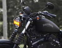 Denali D14 Destroyer LED Motorcycle Headlight - Universal Fit 6.75" Round