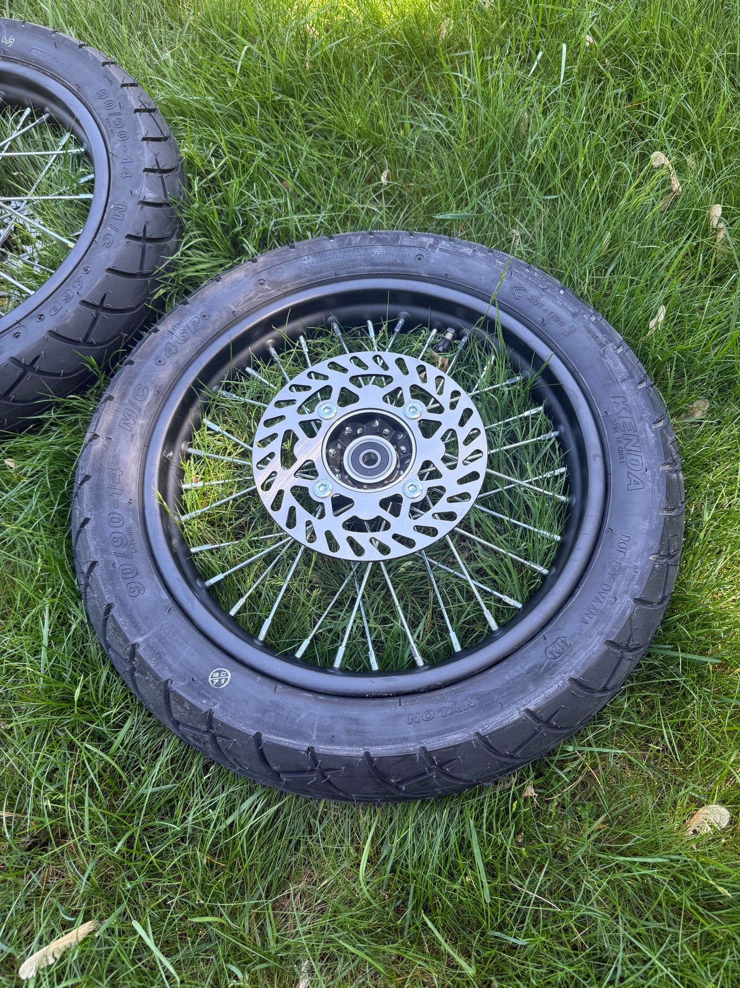 CD Supply 14 Inch Spokes Supermoto Wheels Tuttio / Yozma / RTR / HeyBike