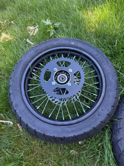 CD Supply 14 Inch Spokes Supermoto Wheels Tuttio / Yozma / RTR / HeyBike